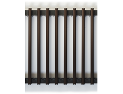 Решетка рулонная алюминиевая RRA 420-1000-8017