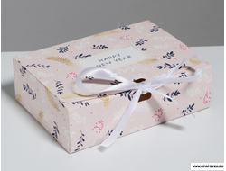 Коробка «Новогодняя» 16,5 x 12,5 x 5 см