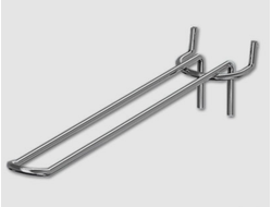 S004 Крючок для перфорированных панелей двойной 200 мм