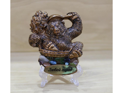 МАГНИТ МЕДВЕДЬ-БАНЩИК МАЛЫЙ САМОЦВЕТЫ, АРТ А-131. ОПТ