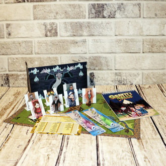 Дневники №1, №2 (А4-21х25 см) Гравити Фолз (160 стр. с картин.) + Подарки (игра Подземелья)