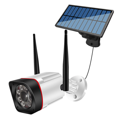 DE/SK4 Муляж уличной Wi-Fi видеокамеры + светильник. Встроенный аккумулятор + солнечная выносная панель. + пульт управления.
