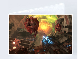 Обложка на зачетную книжку Doom/ Дум №4