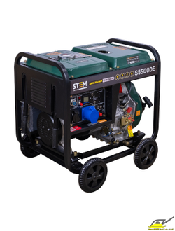Генератор дизельный STEM Techno S5500DE (5.5 кВт, электростартер, дисплей, подогрев)