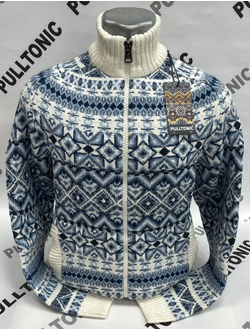 Свитер на молнии узоры 04