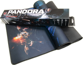 Широкий игровой коврик для мыши QCyber Pandora