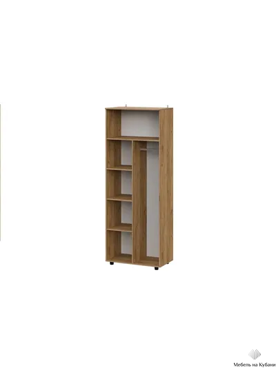 Байкал Шкаф двухстворчатый комбинированный SAFE Дуб Золотой/Графит