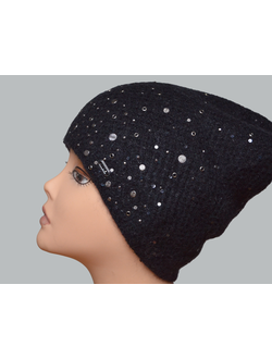 Vizio 6161 шапка с украшениями черная фото