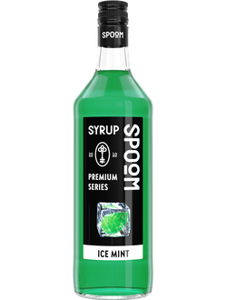 Сироп Spoom Мята ледяная, 1 л (сироп для кофе, коктейлей и десертов)