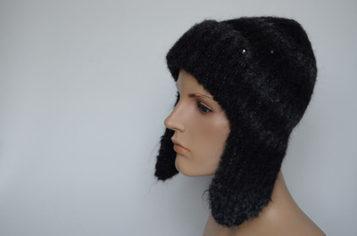 Шапка ушанка Vizio 200 UO черная