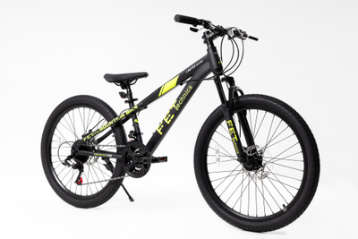 FET technics Limited Edition 24" Черный/лимонный (21 скорость, дисковые тормоза)