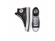 Кеды Converse Chuck Taylor All Star Layer кожаные черные высокие на платформе