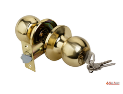 Дверная фурнитура Ручка ШАР 607 ключ/фиксатор