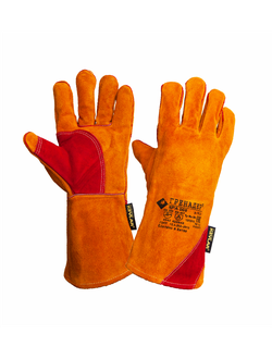 Краги ГРЕНАДЕР спилковые желтые