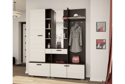 Композиция ЛДСП Прихожей ИНЕС Венге-Лоредо