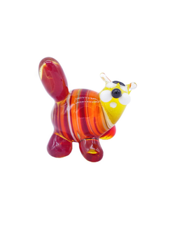 Стеклянная фигурка "Кошка"