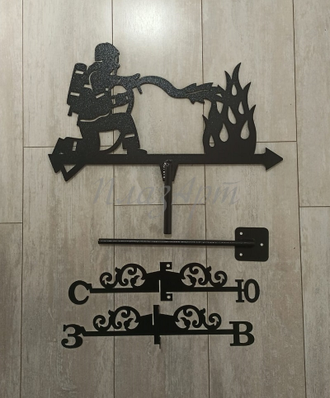 флюгер на крышу пожарный