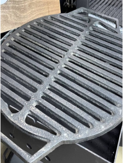 Решетка чугунная круглая, диаметр 43см