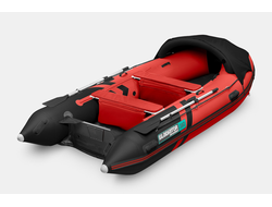 Моторная лодка GLADIATOR E380PRO красно-черный
