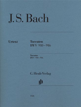 Bach, J.S. 6 Toccaten BWV910-916: für Klavier (ohne Fingersatz)