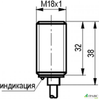 Индуктивный датчик ISB B4A-31P-5-L