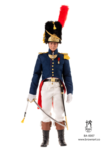 ПРЕДЗАКАЗ - Лейтенант гвардии Наполеона - КОЛЛЕКЦИОННАЯ ФИГУРКА 1/6 scale SUBALTERN of THE FRENCH IMPERIAL GUARD (BA-0007) - BROWN ART ?ЦЕНА: 23500 РУБ.?