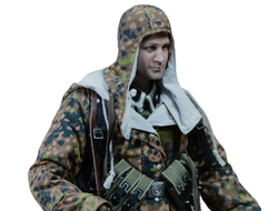 Немецкий разведчик в Венгрии, 1945 г - КОЛЛЕКЦИОННАЯ ФИГУРКА 1/6 WW2 German Totenkopf Division Hungary 1945 (UD9011) - UJINDOU