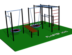 Workout площадка w141 с 2 гнездами купить в Воронеже