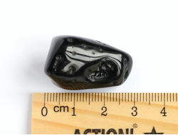 Тектит "Индошинит", галтовка, Китай (31*18*16 мм, 10 г) №16600