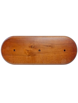 Универсальная подложка 3х-местн. ЭС "Дуб лак" под розетки выключатели ретро