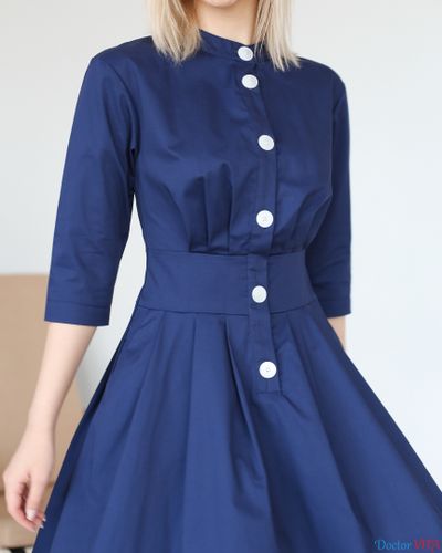 ПЛАТЬЕ DOCLIKE DL319 синие