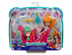 Enchantimals Набор игровой Рождественские сани кукла и питомец GJX31