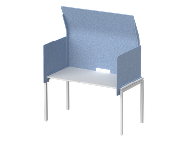 Кабина с высоким экраном-парусом