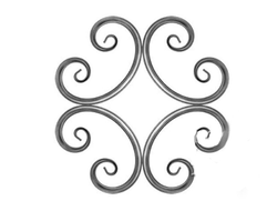 Узор ромашка 425х425мм труба 15х15мм