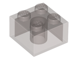 Brick 2 x 2, Trans-Brown (Old Trans-Black) (3003 / 6089861 / 6100028)