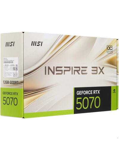 Видеокарта MSI GeForce RTX 5070 Inspire 3X OC 12GB