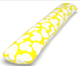 Подушка обнимашка для тела в рост 170 х 30 см шарики внутри, наволочка на молнии цвет на выбор