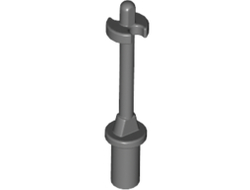 Minifigure, Utensil Ski Pole 3L with Handle, Stop Ring and Side Stops, Dark Bluish Gray (90540 / 6250678)