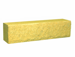Кирпич гиперпрессованный рваный ложковый лимонный М250