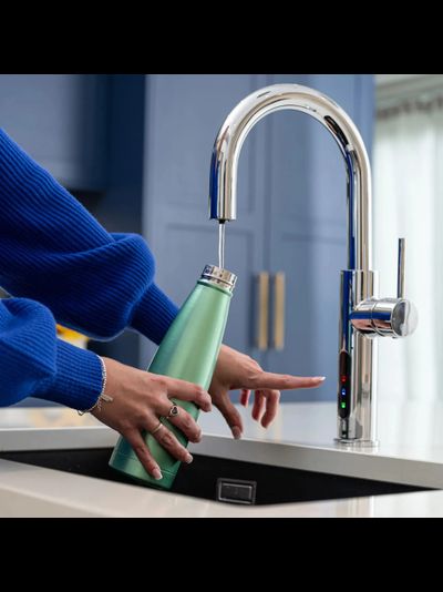 Система мгновенного кипячения воды с газацией и охлаждением 5в1 AQUAHOT ASPEN Chrome (хром)