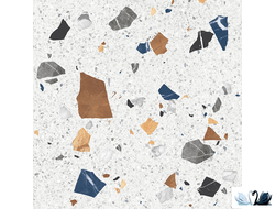 Керамогранит Staro Silk Terra White 60х60 см под терраццо купить в магазине Marysя Краснодар