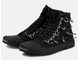 Кроссовки Balenciaga Paris High Destroyed Piercings Black