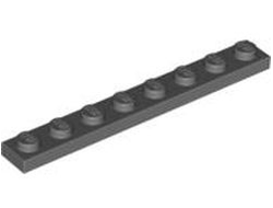 Plate 1 x 8, Dark Bluish Gray (3460 / 4210998)