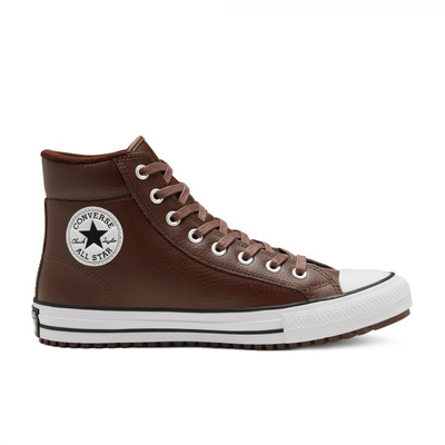 Кеды Chuck Converse Taylor All Star Pc Boot Utility коричневые кожаные