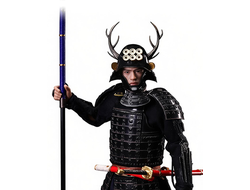 ПРЕДЗАКАЗ - Самурай Санада Юкимура (в черном) - Коллекционная фигурка 1/12  The Greatest Warrior of Japan Black Standard (D12006) - D12TOYS ?ЦЕНА: 12900 РУБ.?