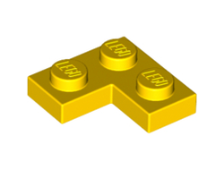 Plate 2 x 2 Corner, Yellow (2420 / 242024)