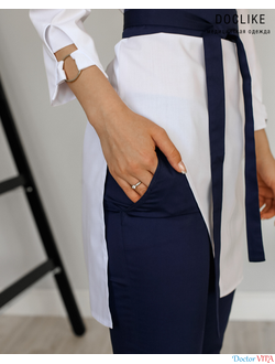 БЛУЗА DOCLIKE DL424 белая