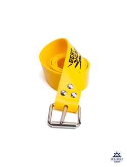 Ремень Scuba Brothers BH YELLOW Silicone силиконовый 135см