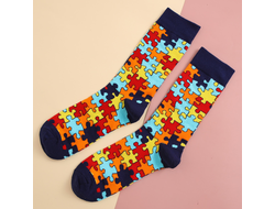 Носки  ПАЗЛ цветные 38-43
