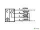 Емкостный датчик CSNp EC50S8-43P-25-LZS4